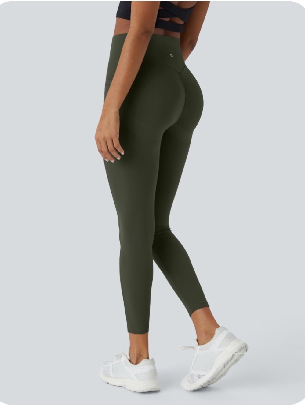 HALARA High-Waist Olive Sculpting Leggings